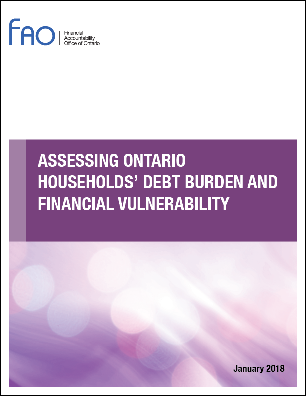 Assessing Ontario Households’ Debt Burden and Financial Vulnerability